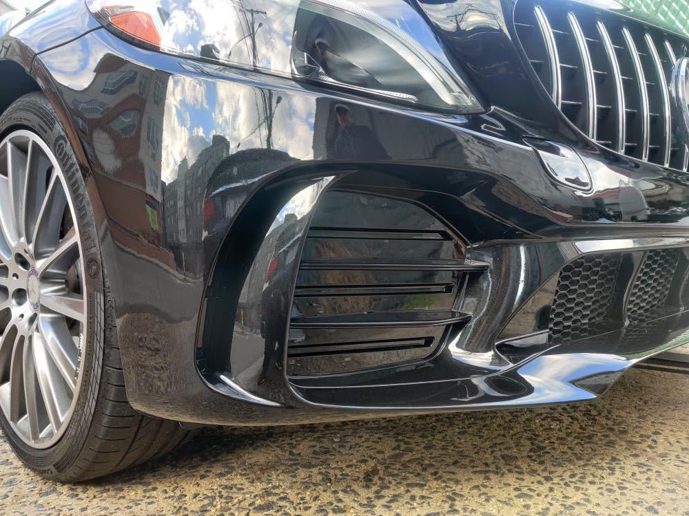 CMST Tuning Front Bumper for Mercedes-Benz C43 C300 2015-2021 Coupe Sedan PP Polyurethane - Aero Carbon UK