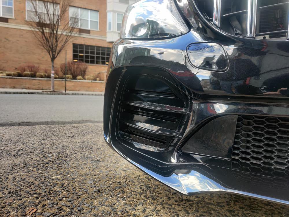 CMST Tuning Front Bumper for Mercedes-Benz C43 C300 2015-2021 Coupe Sedan PP Polyurethane - Aero Carbon UK