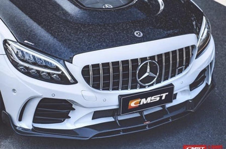 CMST Tuning Front Bumper for Mercedes-Benz C43 C300 2015-2021 Coupe Sedan PP Polyurethane - Aero Carbon UK