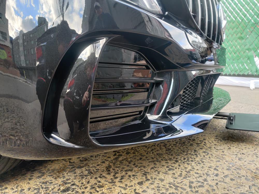 CMST Tuning Front Bumper for Mercedes-Benz C43 C300 2015-2021 Coupe Sedan PP Polyurethane - Aero Carbon UK