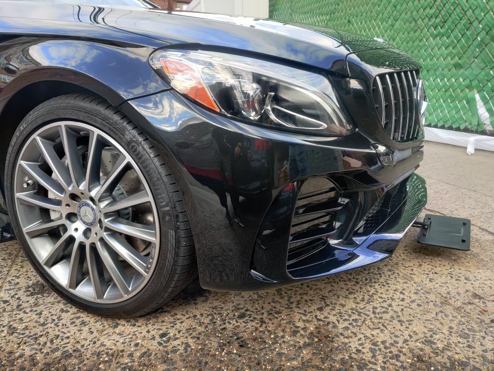 CMST Tuning Front Bumper for Mercedes-Benz C43 C300 2015-2021 Coupe Sedan PP Polyurethane - Aero Carbon UK