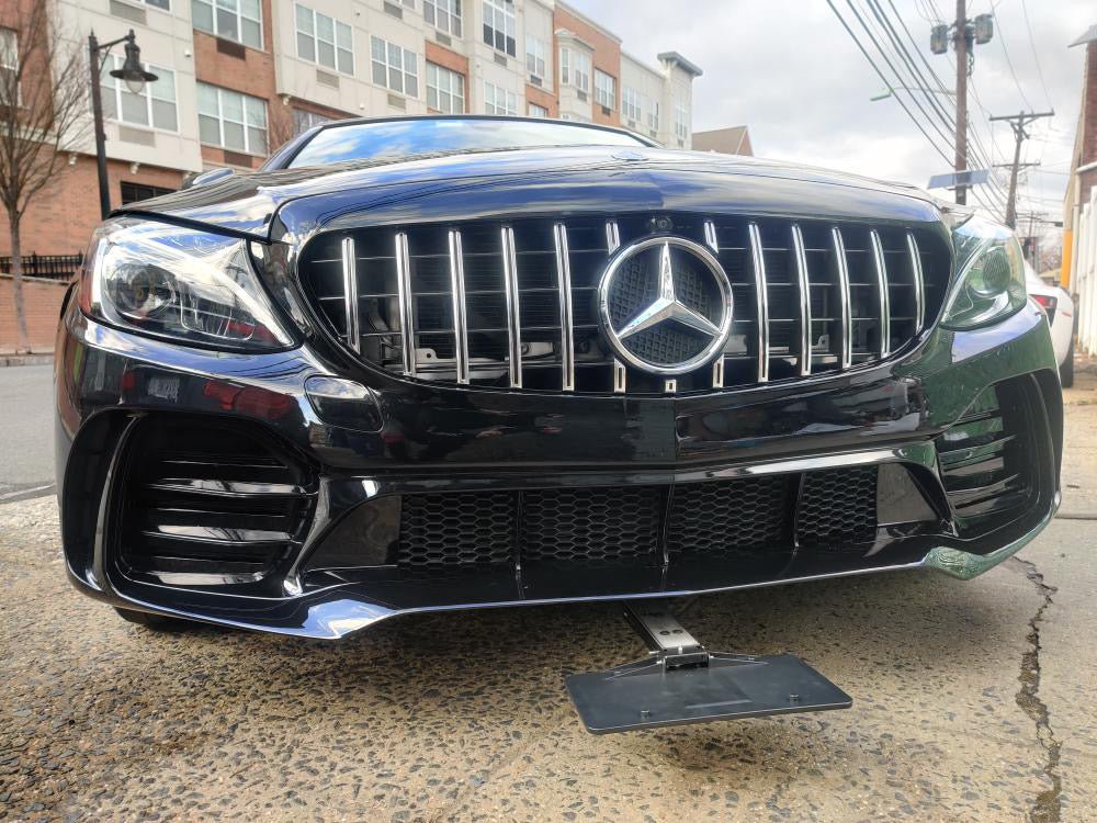 CMST Tuning Front Bumper for Mercedes-Benz C43 C300 2015-2021 Coupe Sedan PP Polyurethane - Aero Carbon UK