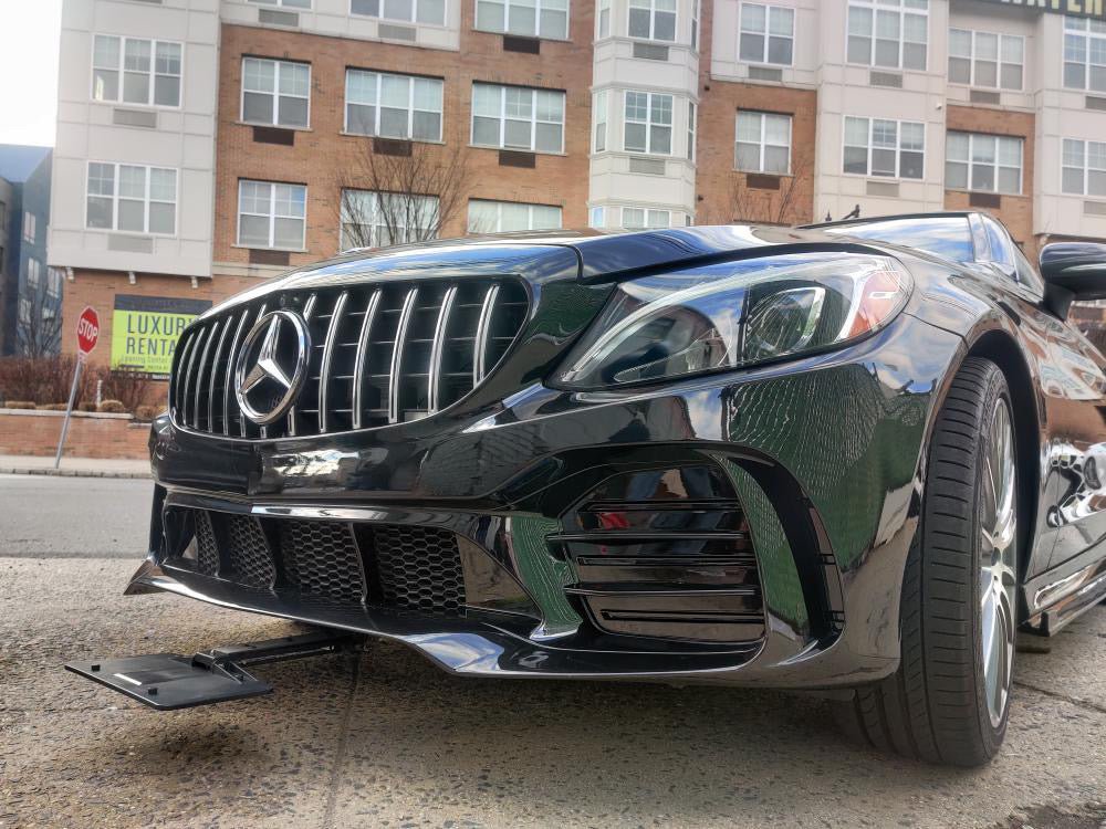 CMST Tuning Front Bumper for Mercedes-Benz C43 C300 2015-2021 Coupe Sedan PP Polyurethane - Aero Carbon UK