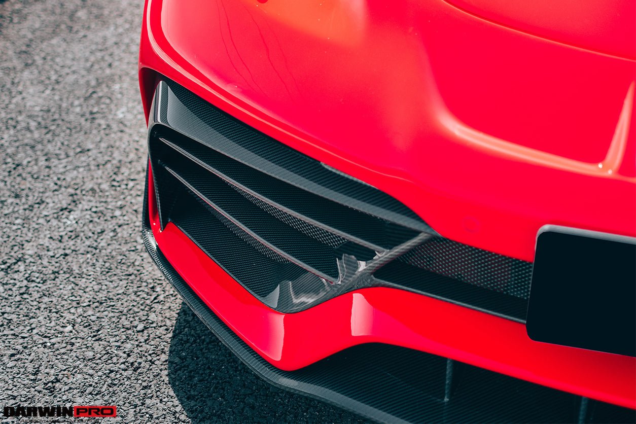 DarwinPRO 2016-2020 Porsche 718 Cayman & Boxster Stuttmate Part Carbon Fiber Front Bumper - Aero Carbon UK