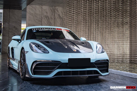 DarwinPRO 2016-2020 Porsche 718 Cayman & Boxster Stuttmate Part Carbon Fiber Front Bumper - Aero Carbon UK