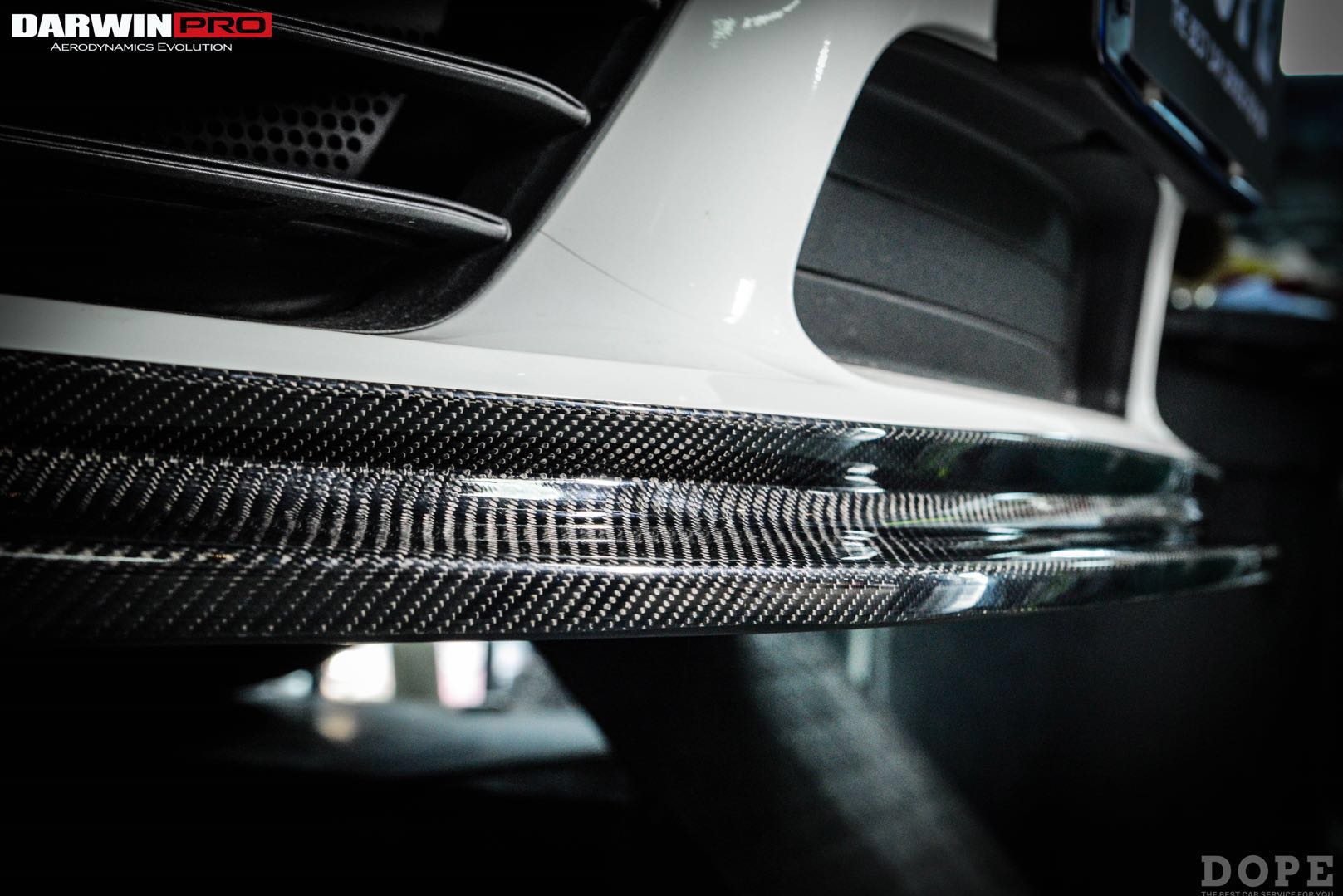 DarwinPRO 2016-2024 Porsche 718 Cayman & Boxster BKSS Style Carbon Fiber Front Lip - Aero Carbon UK