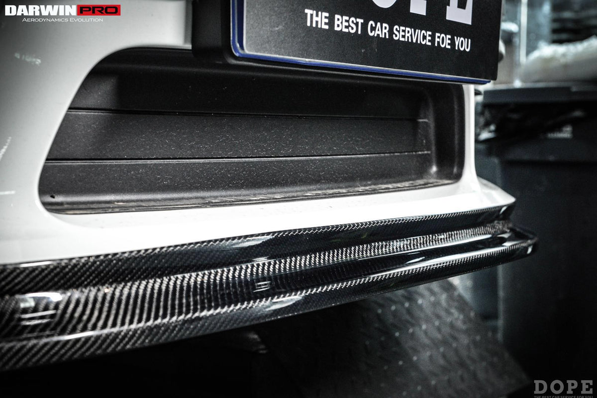 DarwinPRO 2016-2024 Porsche 718 Cayman & Boxster BKSS Style Carbon Fiber Front Lip - Aero Carbon UK