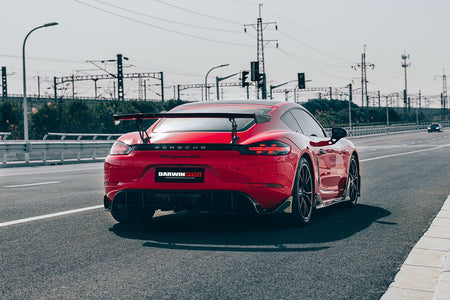 DarwinPRO 2016-2024 Porsche 718 Cayman & Boxster Stuttmate Carbon Fiber Rear Diffuser - Aero Carbon UK