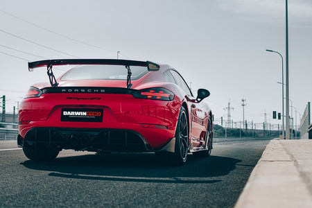 DarwinPRO 2016-2024 Porsche 718 Cayman & Boxster Stuttmate Carbon Fiber Rear Diffuser - Aero Carbon UK