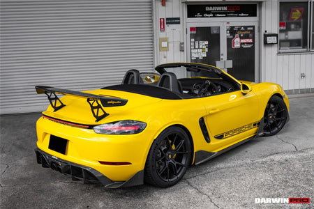 DarwinPRO 2016-2024 Porsche 718 Cayman & Boxster Stuttmate Carbon Fiber Rear Diffuser - Aero Carbon UK