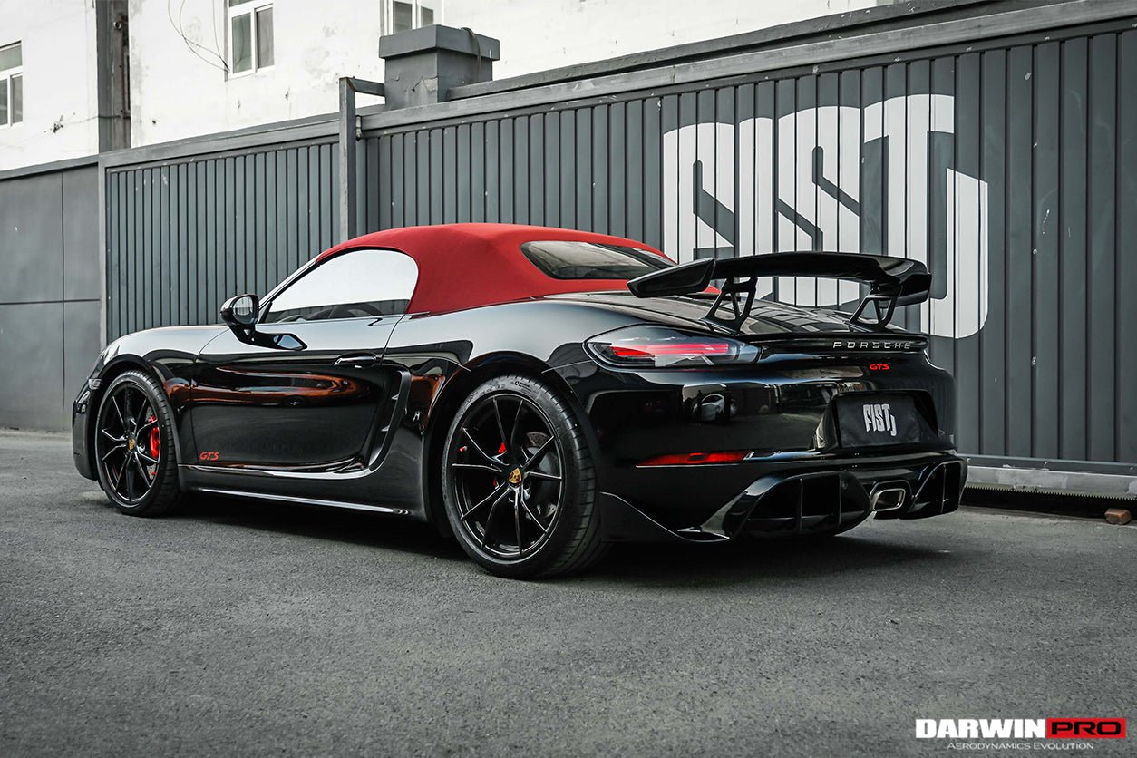 DarwinPRO 2016-2024 Porsche 718 Cayman & Boxster Stuttmate Carbon Fiber Rear Diffuser - Aero Carbon UK