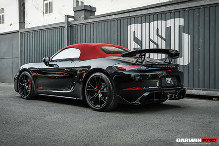 DarwinPRO 2016-2024 Porsche 718 Cayman & Boxster Stuttmate Carbon Fiber Rear Diffuser - Aero Carbon UK