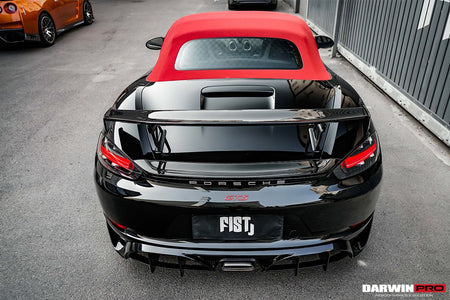 DarwinPRO 2016-2024 Porsche 718 Cayman & Boxster Stuttmate Carbon Fiber Rear Diffuser - Aero Carbon UK
