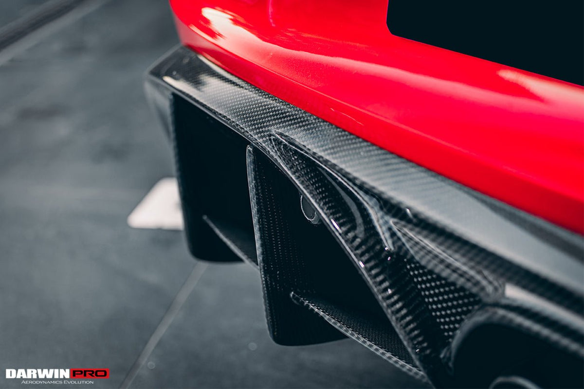 DarwinPRO 2016-2024 Porsche 718 Cayman & Boxster Stuttmate Carbon Fiber Rear Diffuser - Aero Carbon UK