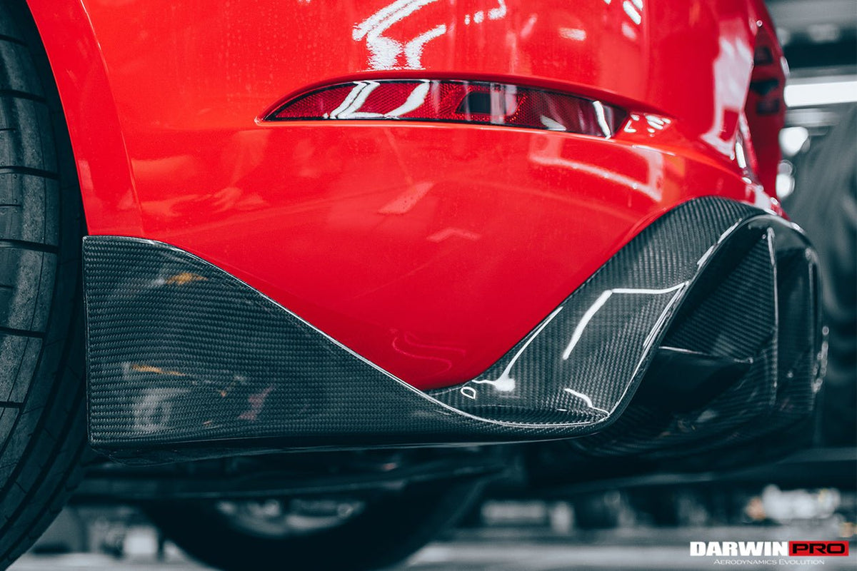 DarwinPRO 2016-2024 Porsche 718 Cayman & Boxster Stuttmate Carbon Fiber Rear Diffuser - Aero Carbon UK