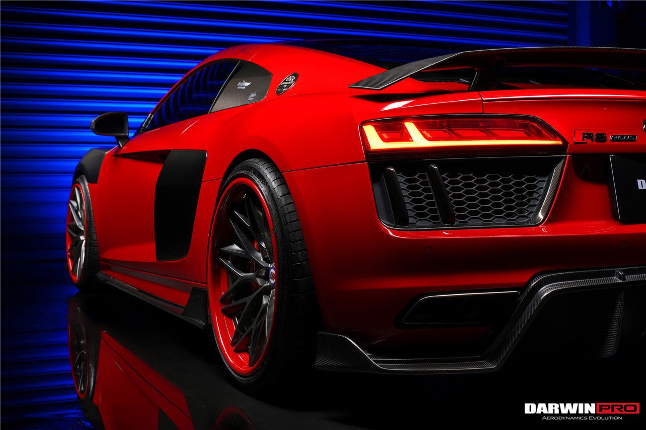 DARWINPRO - AUDI R8 COUPE 2016-23 CARBON FIBRE GT STYLE WING SPOILER ...