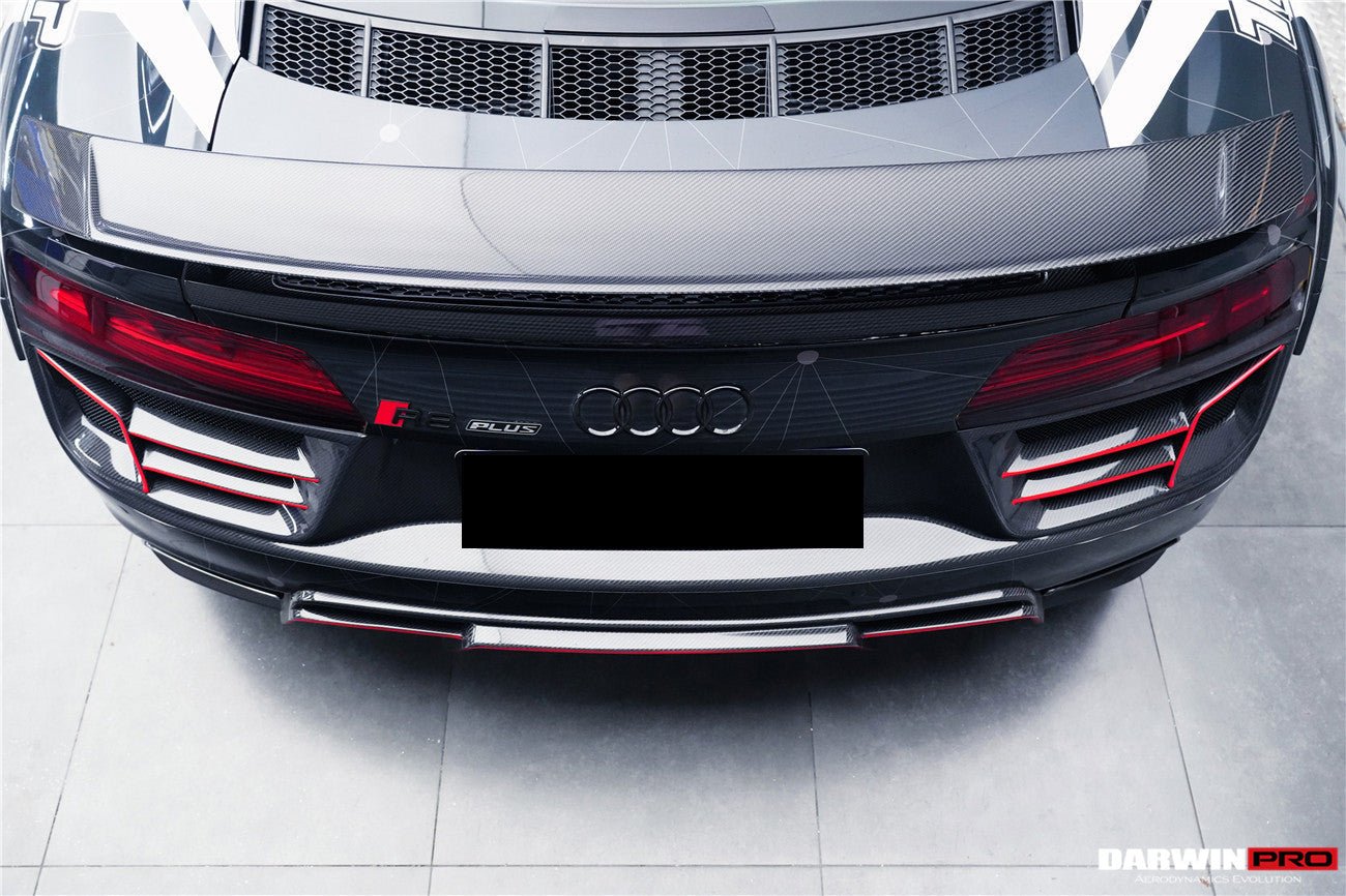 DARWINPRO - AUDI R8 COUPE 2016 - 23 CARBON FIBRE GT STYLE WING SPOILER - Aero Carbon UK