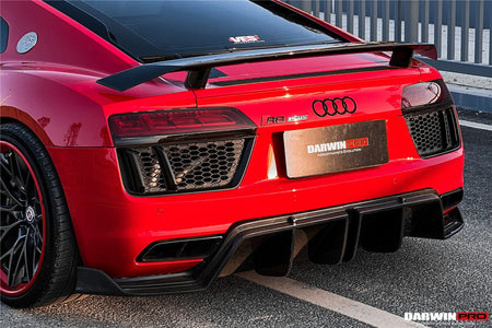 DARWINPRO - AUDI R8 COUPE 2016 - 23 CARBON FIBRE GT STYLE WING SPOILER - Aero Carbon UK