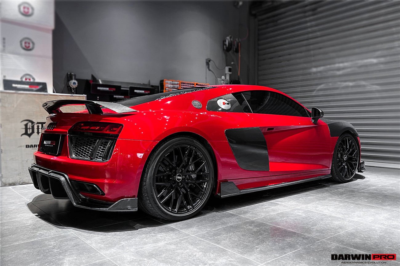 DARWINPRO - AUDI R8 COUPE 2016-23 CARBON FIBRE GT STYLE WING SPOILER ...