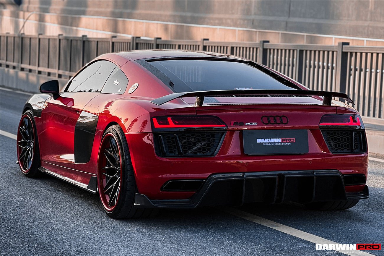 DARWINPRO - AUDI R8 COUPE 2016-23 CARBON FIBRE GT STYLE WING SPOILER ...
