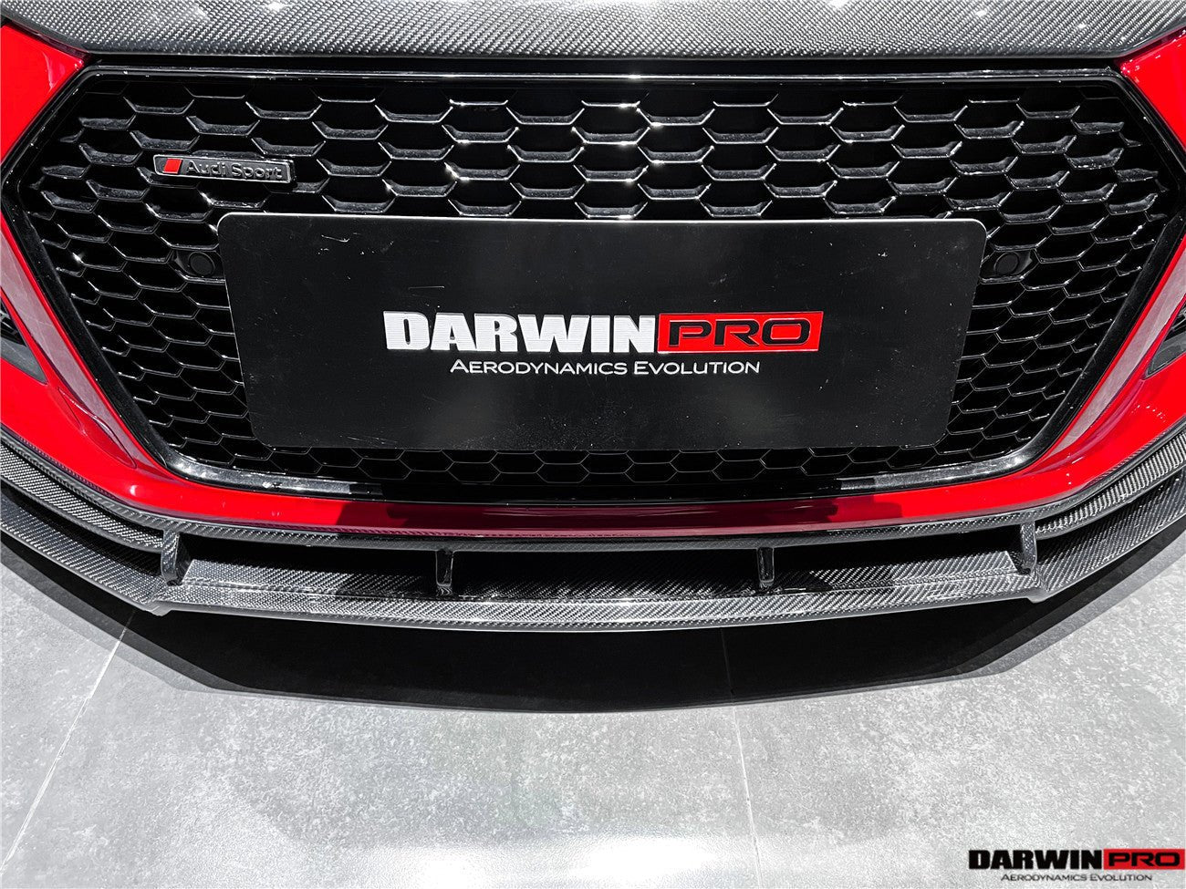 DARWINPRO - AUDI R8 COUPE / SPYDER 2016 - 18 IMP PERFORMANCE CARBON FIBRE FRONT LIP - Aero Carbon UK