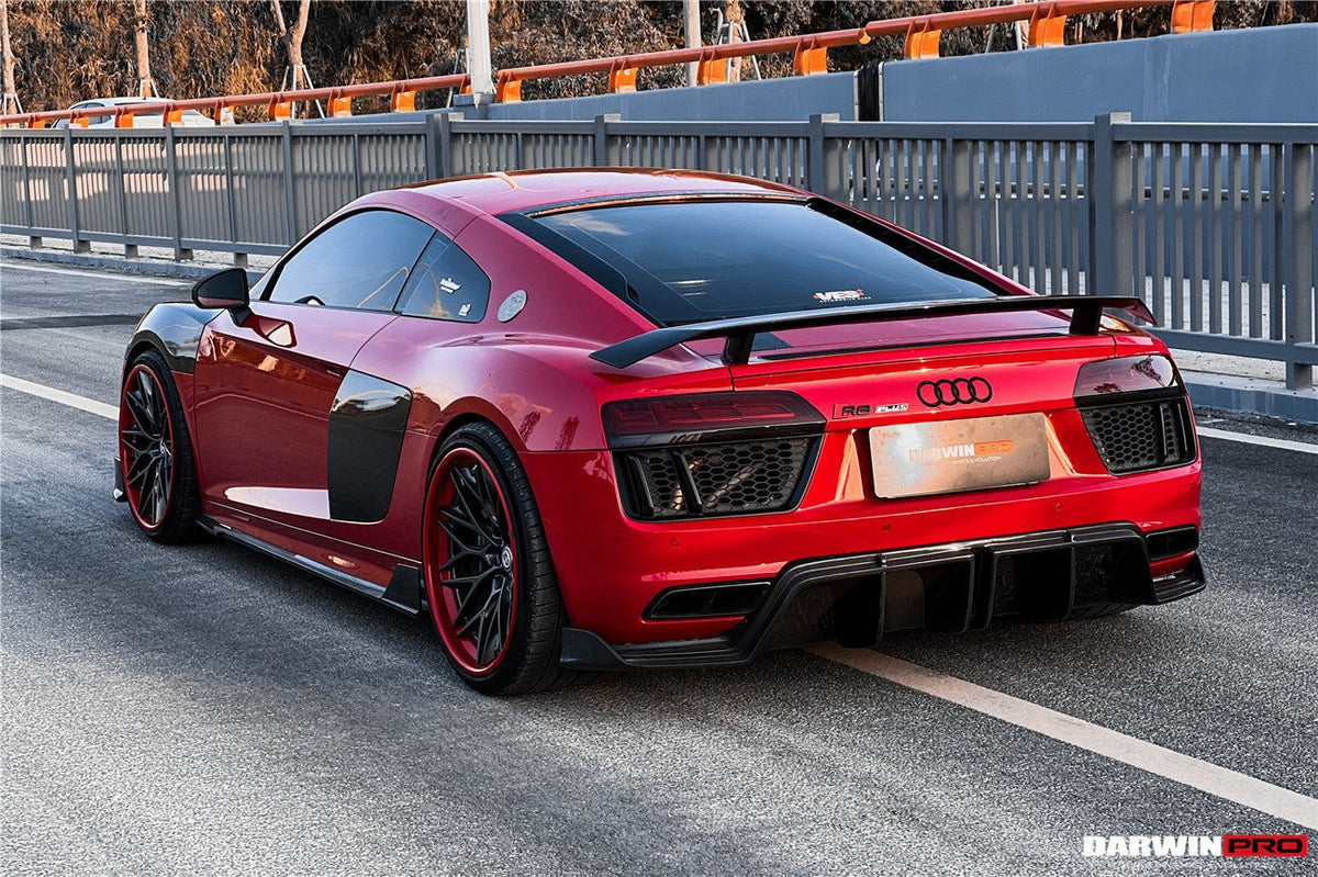 DARWINPRO - AUDI R8 COUPE / SPYDER 2016 - 18 IMP PERFORMANCE CARBON FIBRE REAR DIFFUSER - Aero Carbon UK