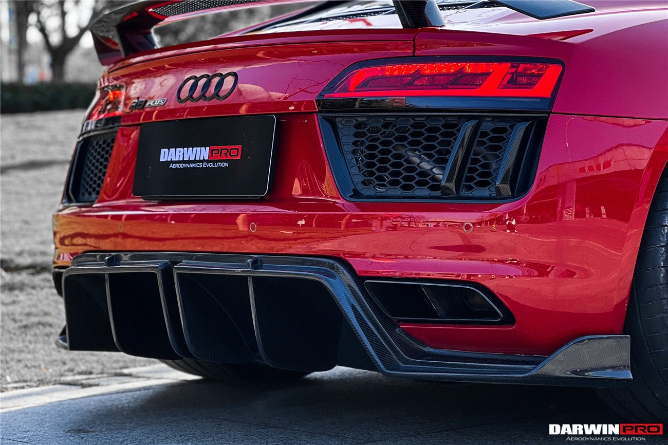 DARWINPRO - AUDI R8 COUPE / SPYDER 2016 - 18 IMP PERFORMANCE CARBON FIBRE REAR DIFFUSER - Aero Carbon UK