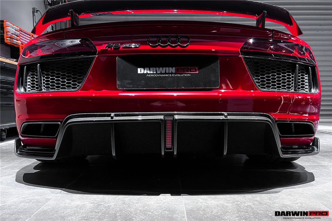 DARWINPRO - AUDI R8 COUPE / SPYDER 2016 - 18 IMP PERFORMANCE CARBON FIBRE REAR DIFFUSER - Aero Carbon UK