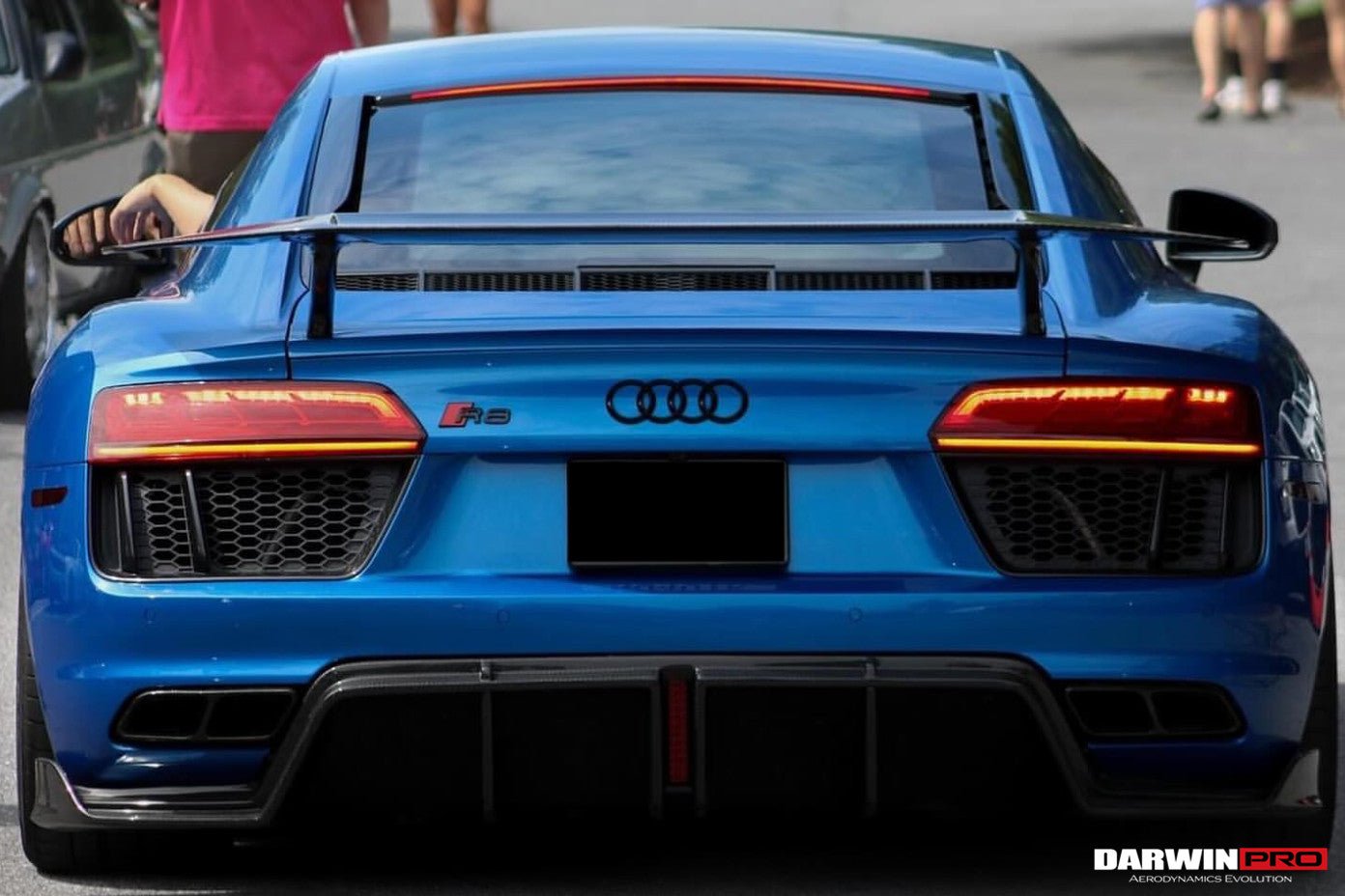 DARWINPRO - AUDI R8 COUPE / SPYDER 2016 - 18 IMP PERFORMANCE CARBON FIBRE REAR DIFFUSER - Aero Carbon UK