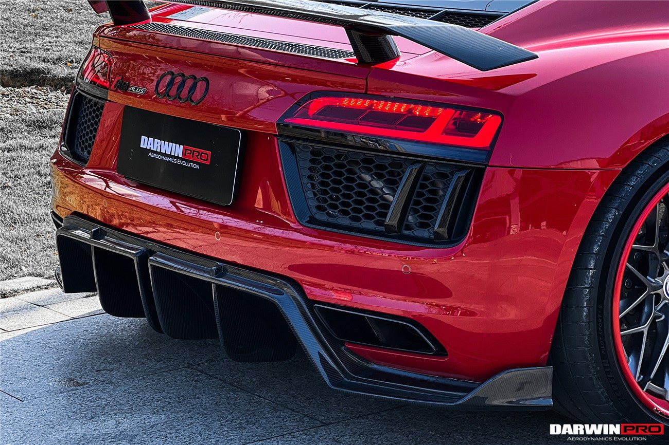 DARWINPRO - AUDI R8 COUPE / SPYDER 2016 - 18 IMP PERFORMANCE CARBON FIBRE REAR DIFFUSER - Aero Carbon UK