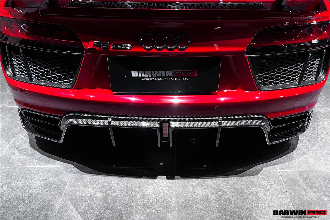 DARWINPRO - AUDI R8 COUPE / SPYDER 2016 - 18 IMP PERFORMANCE CARBON FIBRE REAR DIFFUSER - Aero Carbon UK