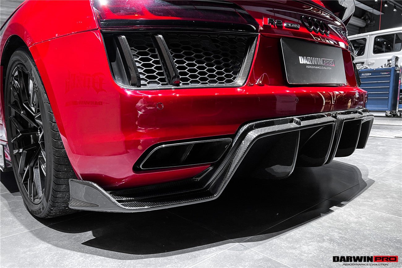 DARWINPRO - AUDI R8 COUPE / SPYDER 2016 - 18 IMP PERFORMANCE CARBON FIBRE REAR DIFFUSER - Aero Carbon UK