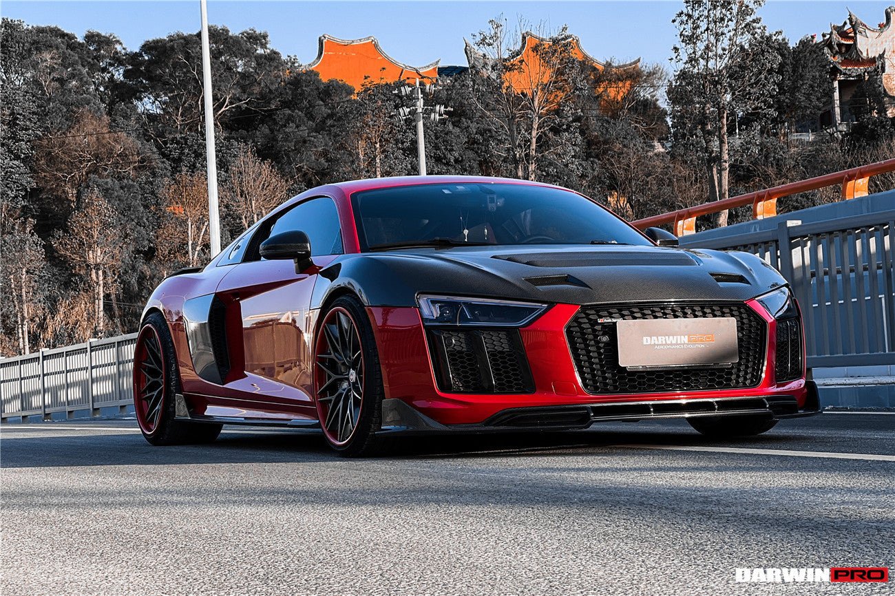 DARWINPRO - AUDI R8 COUPE / SPYDER 2016 - 18 IMP PERFORMANCE CARBON FIBRE SIDE SKIRTS UNDER BOARD - Aero Carbon UK