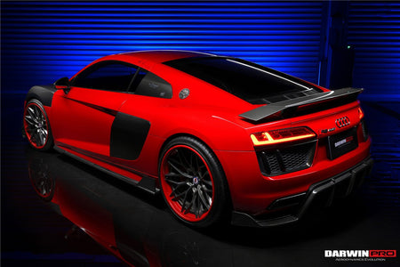DARWINPRO - AUDI R8 COUPE / SPYDER 2016 - 18 IMP PERFORMANCE CARBON FIBRE SIDE SKIRTS UNDER BOARD - Aero Carbon UK