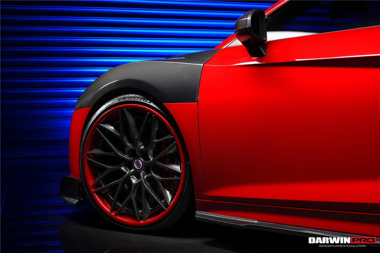 DARWINPRO - AUDI R8 COUPE / SPYDER 2016 - 18 IMP PERFORMANCE CARBON FIBRE SIDE SKIRTS UNDER BOARD - Aero Carbon UK