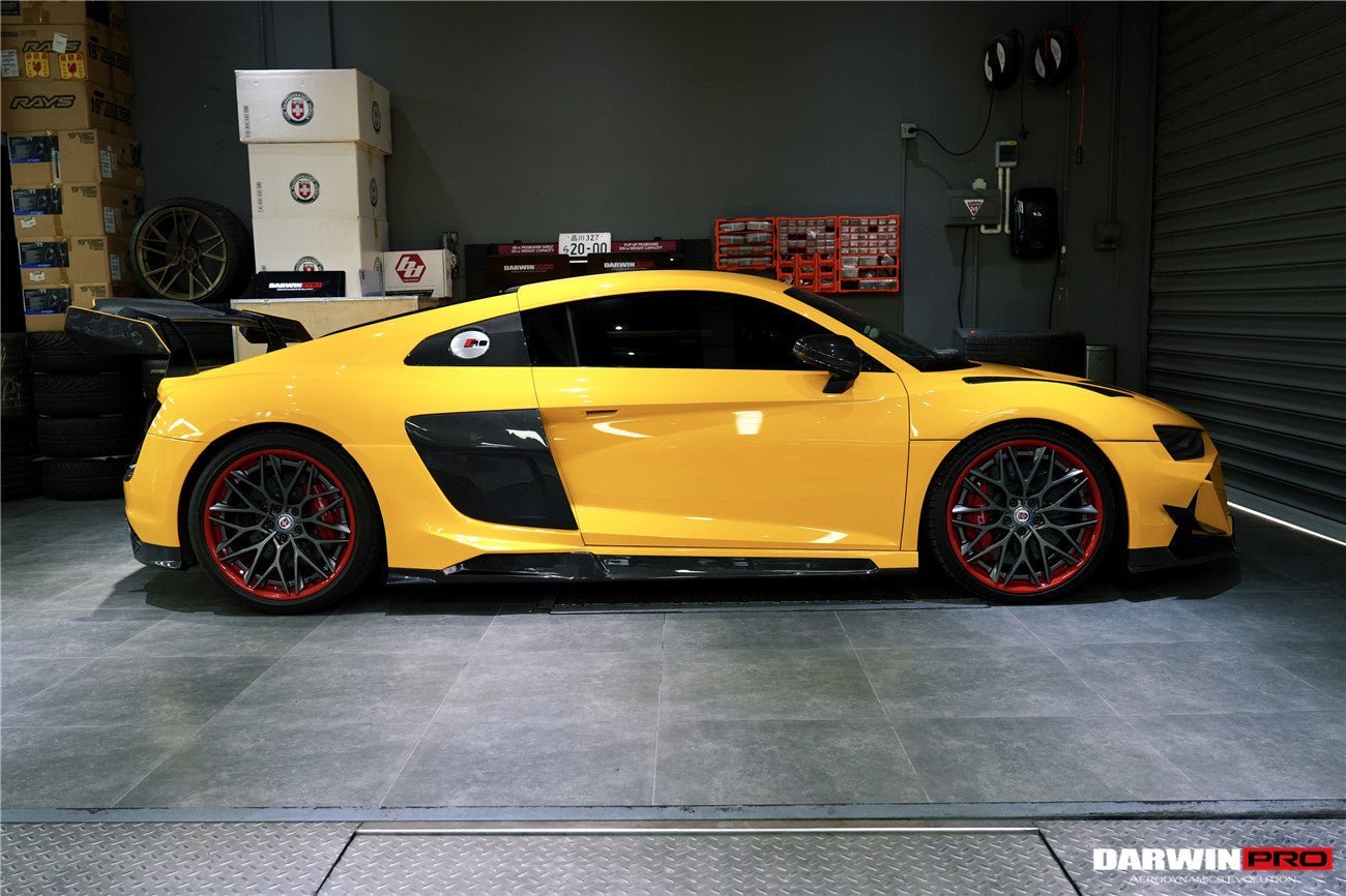 DARWINPRO - AUDI R8 COUPE / SPYDER 2016-18 IMPII CARBON FIBRE SIDE SKI ...
