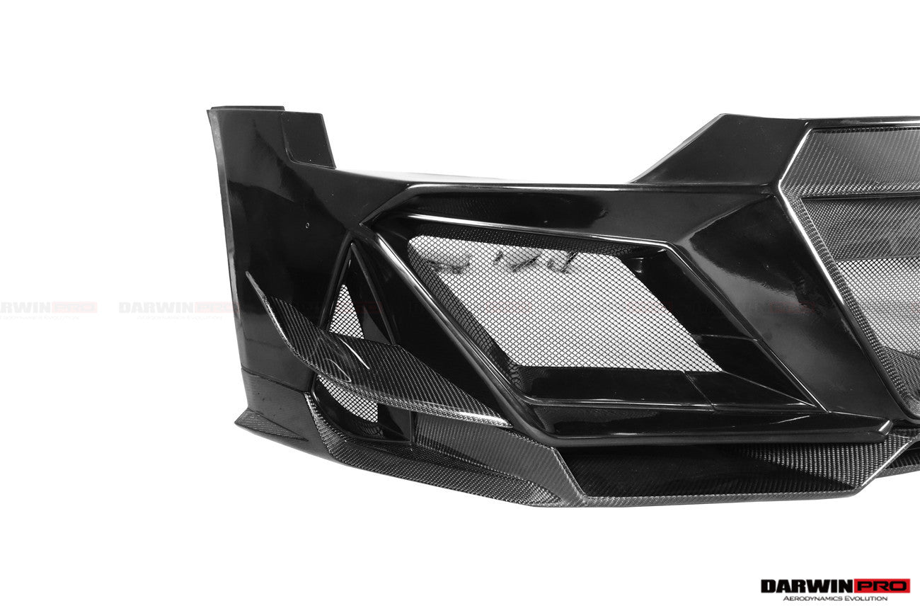 DARWINPRO - AUDI R8 COUPE / SPYDER 2016 - 18 IMPII PART CARBON FIBRE FRONT BUMPER - Aero Carbon UK