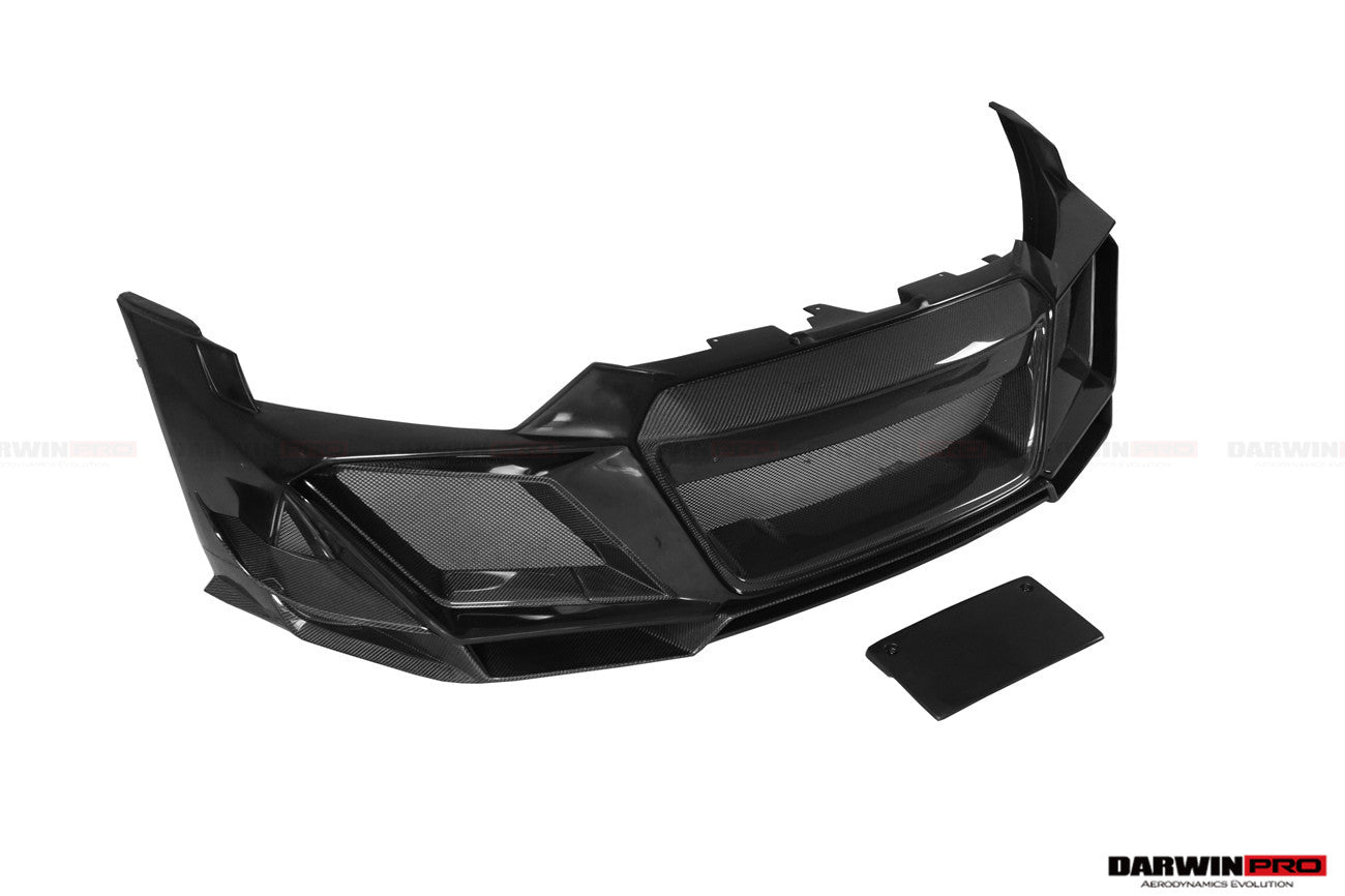 DARWINPRO - AUDI R8 COUPE / SPYDER 2016 - 18 IMPII PART CARBON FIBRE FRONT BUMPER - Aero Carbon UK