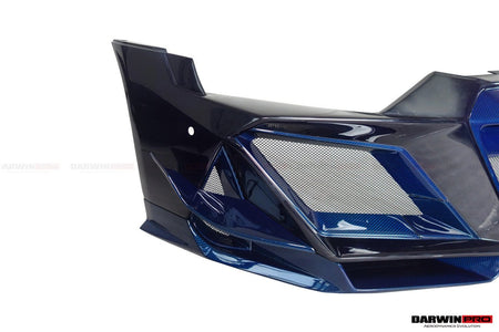 DARWINPRO - AUDI R8 COUPE / SPYDER 2016 - 18 IMPII PART CARBON FIBRE FRONT BUMPER - Aero Carbon UK
