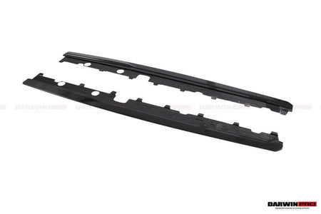 DARWINPRO - AUDI R8 COUPE / SPYDER 2016-18 PERFORMANCE PARTS STYLE DRY CARBON FIBRE SIDE SKIRTS - Aero Carbon UK