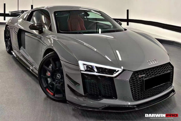 DARWINPRO - AUDI R8 COUPE / SPYDER 2016-18 PERFORMANCE PARTS STYLE DRY CARBON FIBRE SIDE SKIRTS