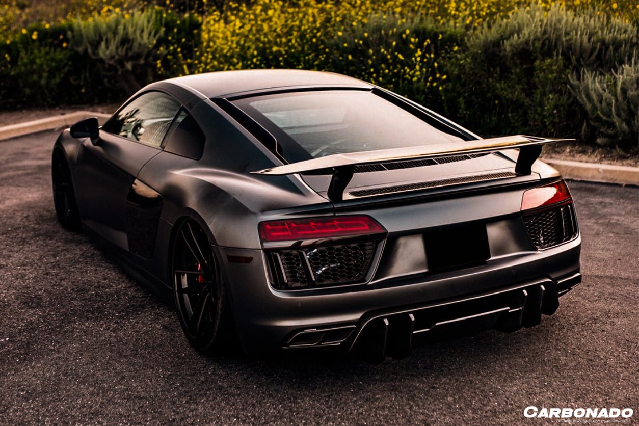 DARWINPRO - AUDI R8 COUPE / SPYDER 2016-19 VRS STYLE CARBON FIBRE REAR ...