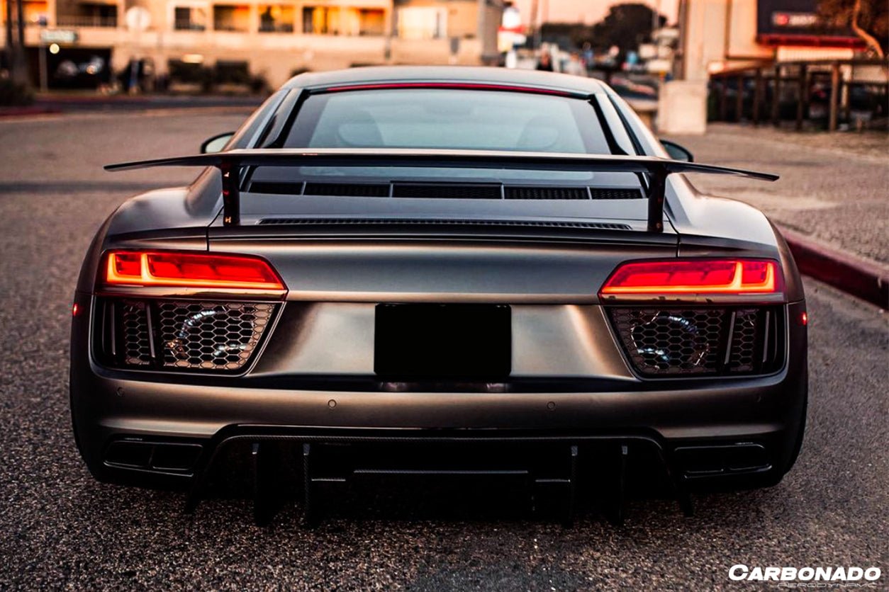 DARWINPRO - AUDI R8 COUPE / SPYDER 2016-19 VRS STYLE CARBON FIBRE REAR ...