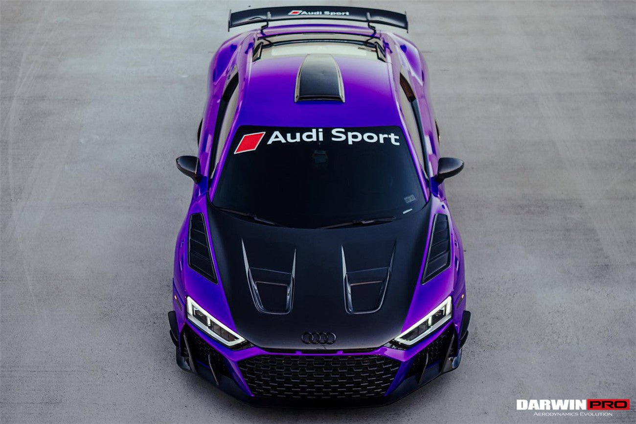 DARWINPRO - AUDI R8 COUPE / SPYDER 2016 - 23 IMPII CARBON FIBRE HOOD BONNET - Aero Carbon UK