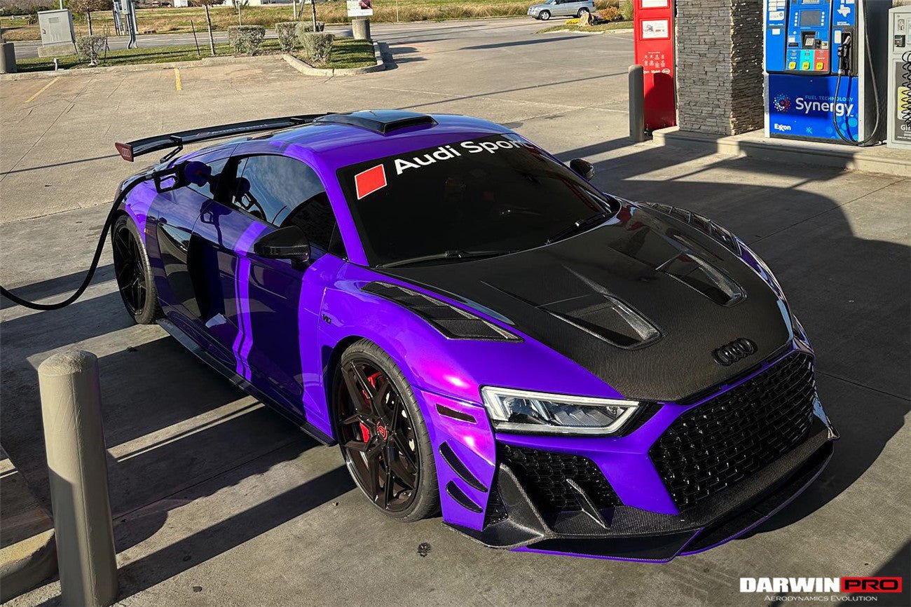 DARWINPRO - AUDI R8 COUPE / SPYDER 2016 - 23 IMPII CARBON FIBRE HOOD BONNET - Aero Carbon UK