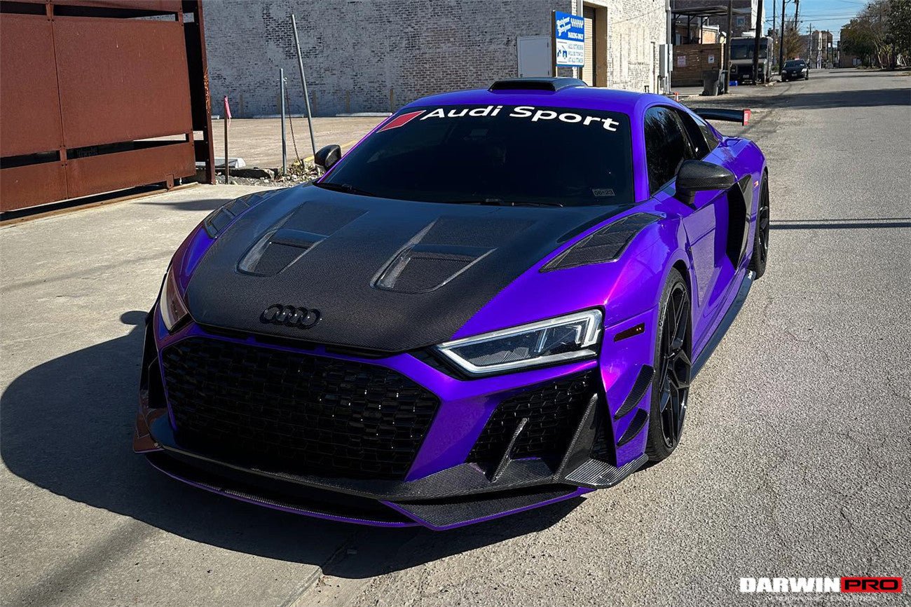 DARWINPRO - AUDI R8 COUPE / SPYDER 2016 - 23 IMPII CARBON FIBRE HOOD BONNET - Aero Carbon UK