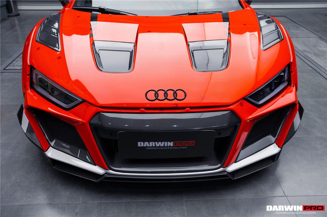 DARWINPRO - AUDI R8 COUPE / SPYDER 2016 - 23 IMPII CARBON FIBRE HOOD BONNET - Aero Carbon UK