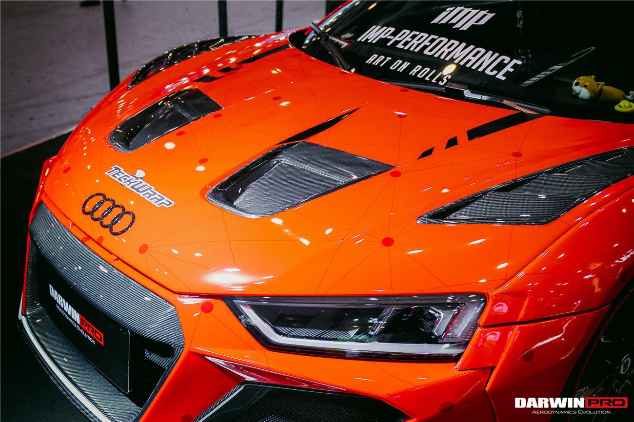 DARWINPRO - AUDI R8 COUPE / SPYDER 2016-23 IMPII CARBON FIBRE HOOD BON ...