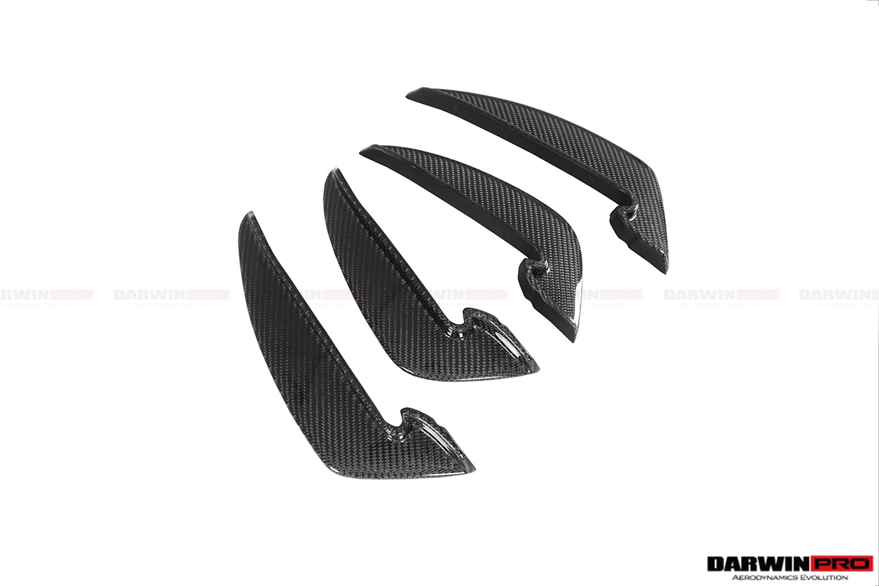 DARWINPRO - AUDI RS4 B9 2017 - 2019 CARBON FIBRE FRONT CANARDS - Aero Carbon UK