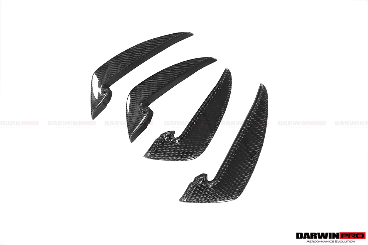 DARWINPRO - AUDI RS4 B9 2017 - 2019 CARBON FIBRE FRONT CANARDS - Aero Carbon UK